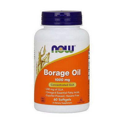 Borage Oil 1000 mg (60 softgels) 000020085 фото