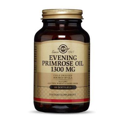 Evening Primrose Oil 1300 mg (60 softgels, pure) 000018317 фото