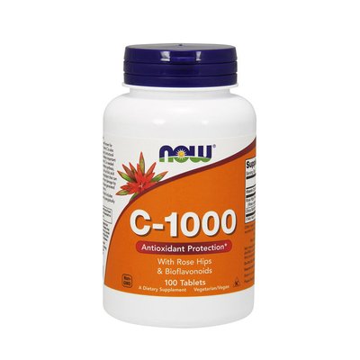 C-1000 with rose hips & bioflavonoids (100 tab) 000009125 фото