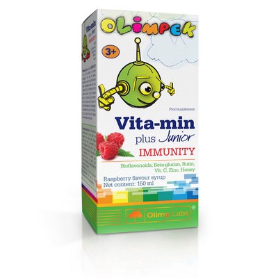 Vita-Min Plus Junior Immunity (150 ml, raspberry) 000000619 фото