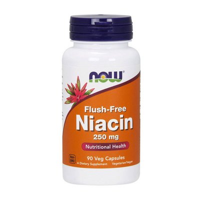 Flush-Free Niacin 250 mg (90 vcaps) 000005674 фото