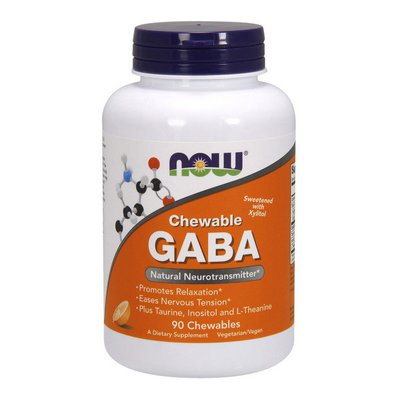 GABA Chewable (90 chewables, orange) 000011172 фото