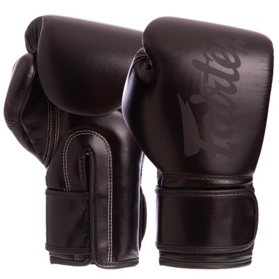 Перчатки боксерские PU на липучке FAIRTEX BGV14SB (р-р 10-16oz, черный) BGV14SB_10_унции фото