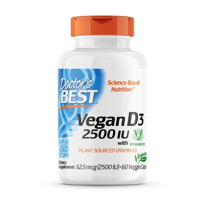Vegan D3 2500 IU with plant sourced vitamin D3 (60 veg caps) 000020844 фото