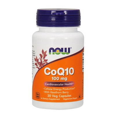 CoQ10 100 mg (30 veg caps) 000010781 фото