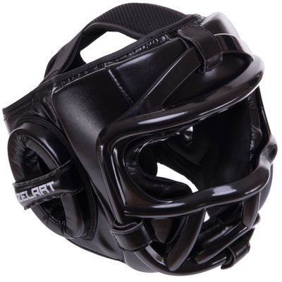 Шлем для единоборств со съемным защитным забралом ZELART BO-0270 (р-р М-XL, цвета в ассортименте) BO-0270_Черный_M фото