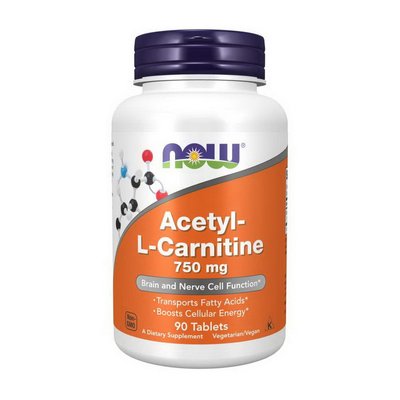 Acetyl-L-Carnitine 750 mg (90 tab) 000019856 фото