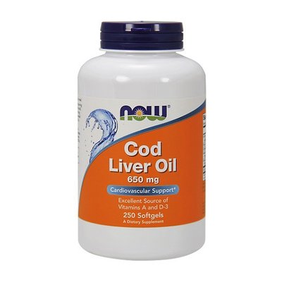 Cod Liver Oil (250 softgels) 000017519 фото