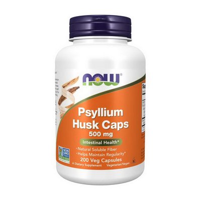 Psyllium Husk Caps 500 mg (200 veg caps) 000020195 фото