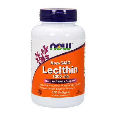 Lecithin 1200 mg (100 softgels) 000006612 фото