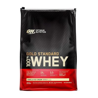 100% Whey Gold Standard (4,5 kg, delicious strawberry) 000001416 фото