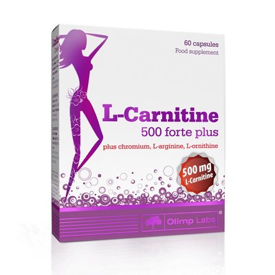 L-Carnitine 500 Forte Plus (60 caps) 000001044 фото
