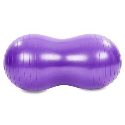 Мяч для фитнеса Арахис (фитбол) сатин 45смх90см SP-Sport FI-7135 (PVC,l-95см,1000г, цвета в ассортименте, ABS-система) FI-7135_Фиолетовый фото