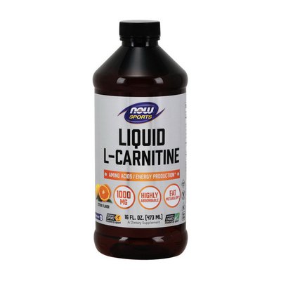 L-Carnitine Liquid 1000 mg (473 ml, citrus) 000003398 фото