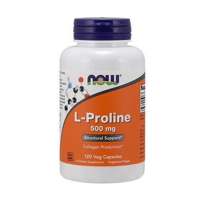 L-Proline 500 mg (120 veg caps) 000012224 фото
