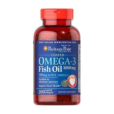 Omega-3 Fish Oil 1000 mg (200 softgels) 000011176 фото