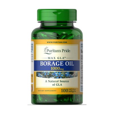 Borage Oil 1000 mg (100 softgels) 000020452 фото