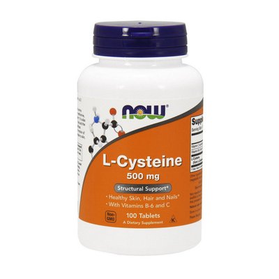 L-Cysteine 500 mg (100 tabs) 000012223 фото