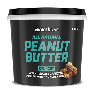 All Natural Peanut Butter (1 kg, crunchy) 000018843 фото