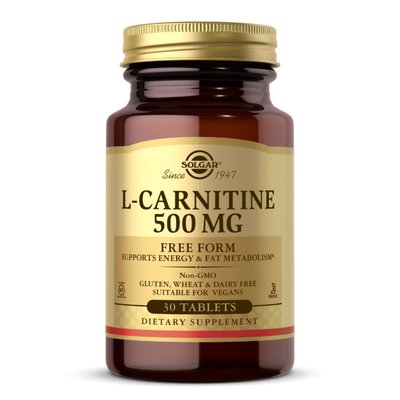 L-Carnitine 500 mg (30 tabs) 000019766 фото
