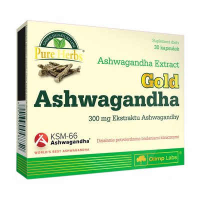 Gold Ashwagandgha 300 mg (30 caps) 000018453 фото