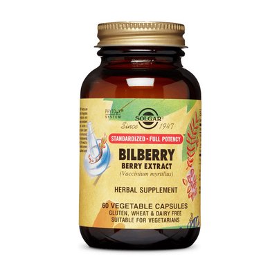 Bilberry Berry Extract (60 veg caps) 000018335 фото