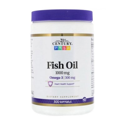 Fish Oil 1000 mg (300 softgels) 000017304 фото