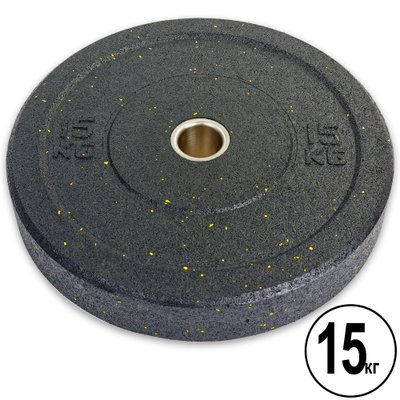 Бамперные диски для кроссфита Bumper Plates из структурной резины d-51мм Record RAGGY ТА-5126-15 15кг TA-5126-15 фото