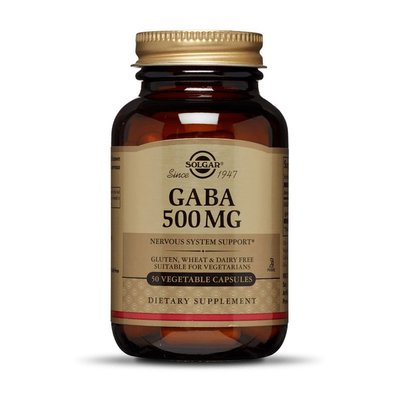 GABA 500 mg (50 veg caps) 000018296 фото