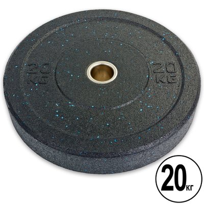 Бамперные диски для кроссфита Bumper Plates из структурной резины d-51мм Record RAGGY ТА-5126-20 20кг TA-5126-20 фото