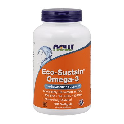 Eco-Sustain Omega-3 (180 softgels) 000008800 фото