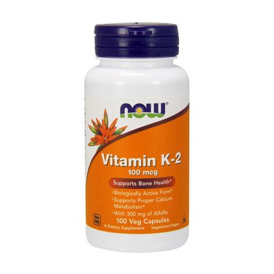 Vitamin K-2 100 mcg (100 veg caps) 000008887 фото