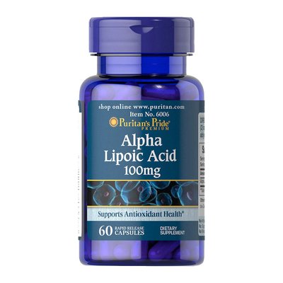 Alpha Lipoic Acid 100 mg (60 caps) 000012052 фото