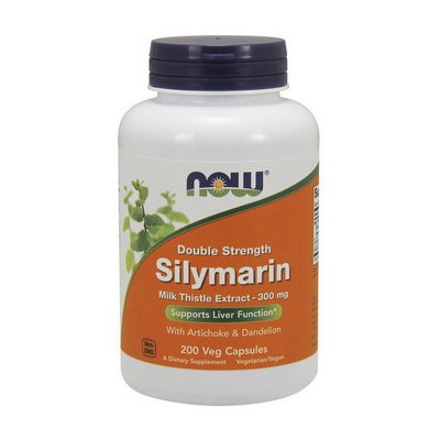 Silymarin 300 mg double strength (200 veg caps) 000008912 фото