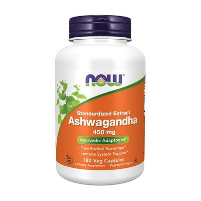 Ashwagandha 450 mg (180 veg caps) 000023028 фото