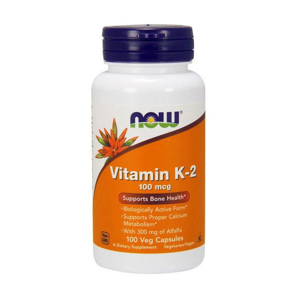 Vitamin K-2 100 mcg (100 veg caps) 000008887 фото