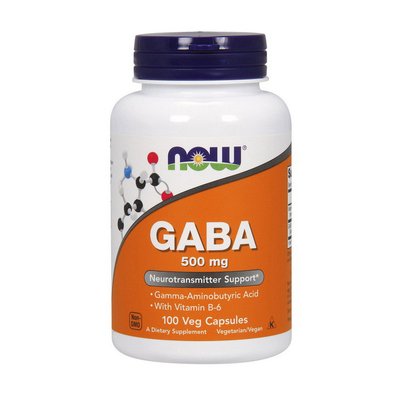 GABA 500 mg (100 caps) 000004624 фото