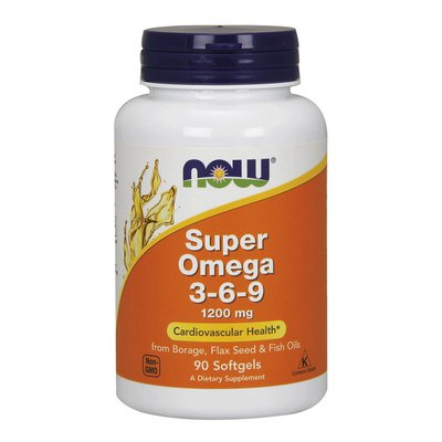 Super Omega 3-6-9 1200 mg (90 softgels) 000011501 фото