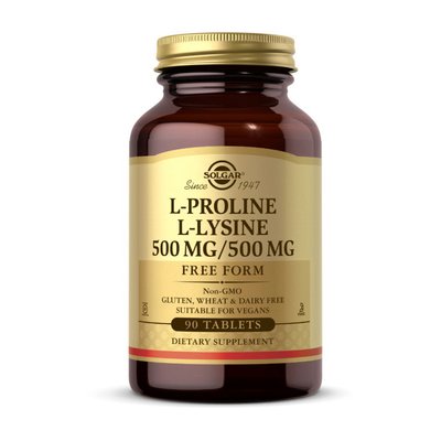 L-Proline L-Lysine 500 mg/500 mg (90 tab) 000020780 фото