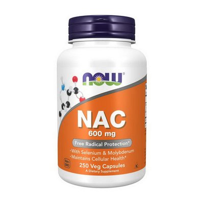 NAC 600 mg (250 veg caps) 000019855 фото