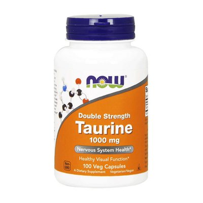 Taurine 1000 mg Double Strenth (100 veg caps) 000008811 фото