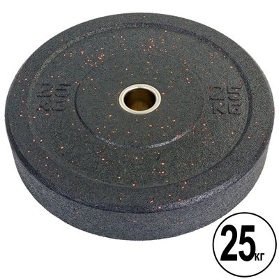 Бамперные диски для кроссфита Bumper Plates из структурной резины d-51мм Record RAGGY ТА-5126-25 25кг TA-5126-25 фото