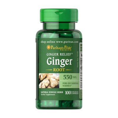 Ginger Root 550 mg (100 caps) 000020994 фото
