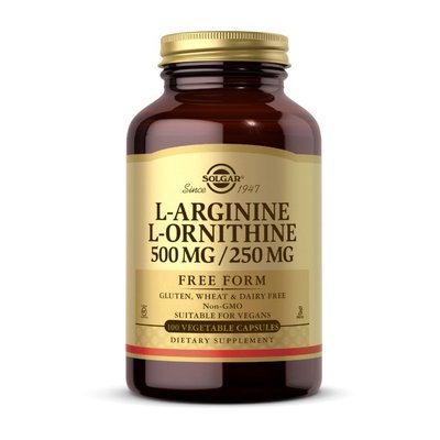 L-Aginine L-Ornithine 500/250 (100 veg caps) 000023266 фото