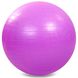 Мяч для фитнеса (фитбол) гладкий глянцевый 85см Zelart FI-1982-85 (PVC, 1200г, цвета в ассортименте, ABS технолог) FI-1982-85_Фиолетовый фото
