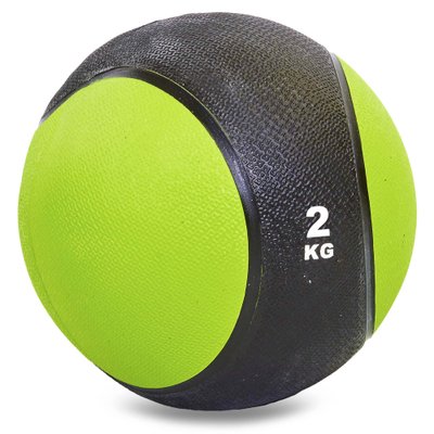 Мяч медицинский медбол Record Medicine Ball C-2660-2 2кг (верх-резина, наполнитель-песок, d-19,5см, цвета в ассортименте) C-2660-2 фото
