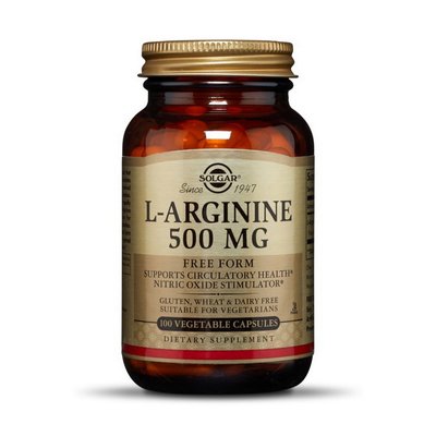 L-Arginine 500 mg (100 veg caps) 000018657 фото