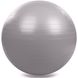 Мяч для фитнеса (фитбол) гладкий глянцевый 85см Zelart FI-1982-85 (PVC, 1200г, цвета в ассортименте, ABS технолог) FI-1982-85_Серый фото