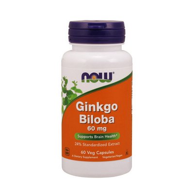 Ginkgo Biloba 60 mg (60 caps) 000005858 фото