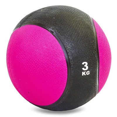 Мяч медицинский медбол Record Medicine Ball C-2660-3 3кг (верх-резина, наполнитель-песок, d-22см, цвета в ассортименте) C-2660-3 фото